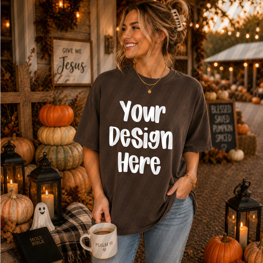 Espresso Fall Spooky Faith Mockup