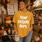 Mustard Fall Spooky Faith Mockup