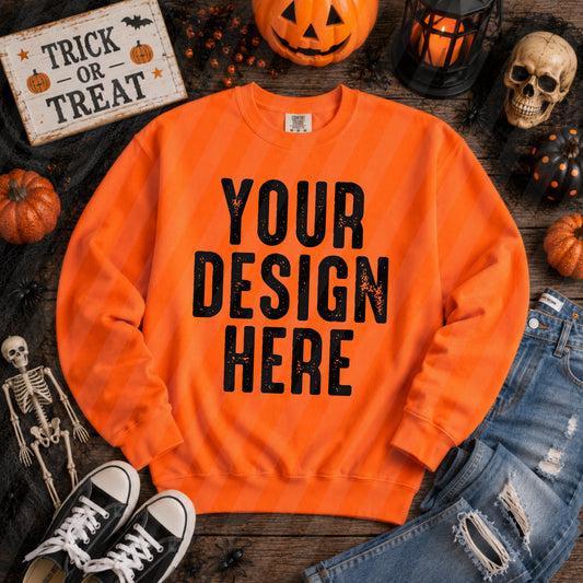 Orange Halloween Mockup