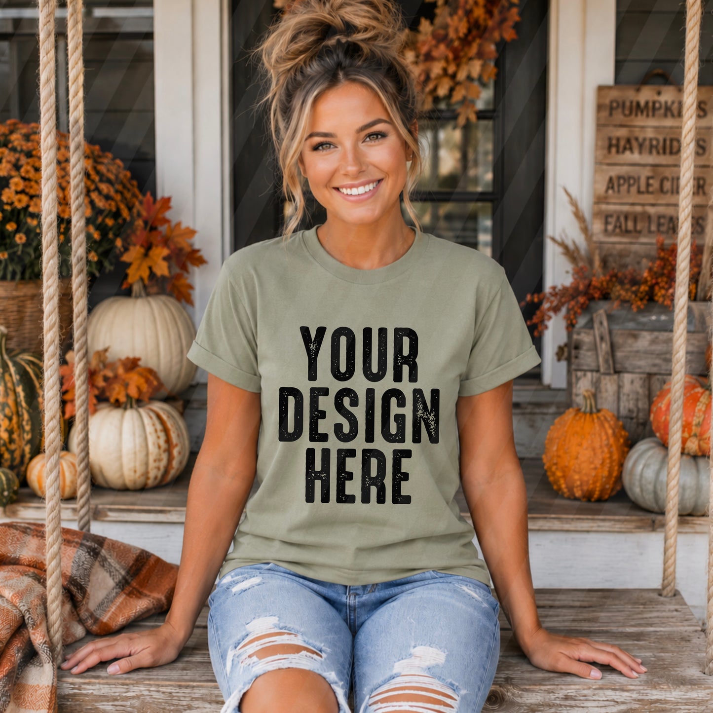 Sage Green Fall Mockup