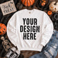 White Halloween Mockup