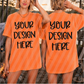 Neon Orange Camping