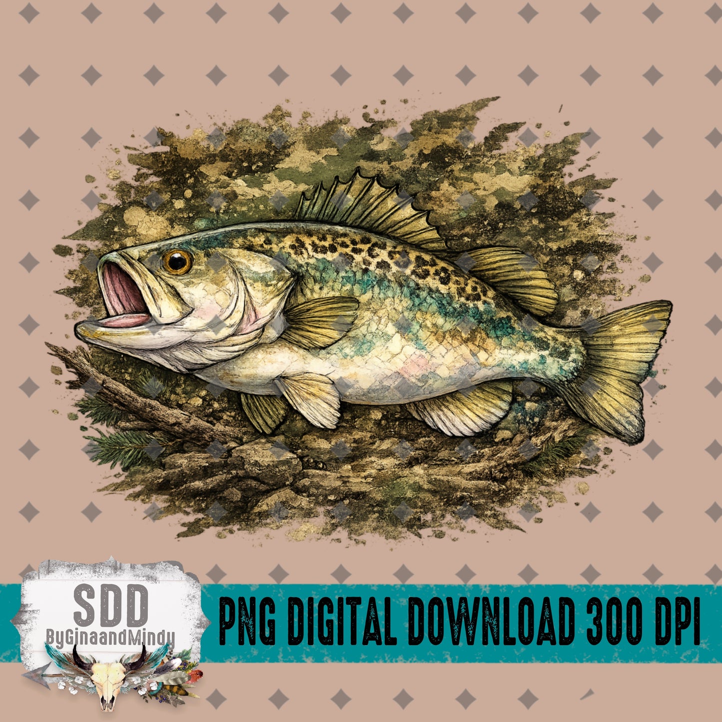 Woodland Fish Camo