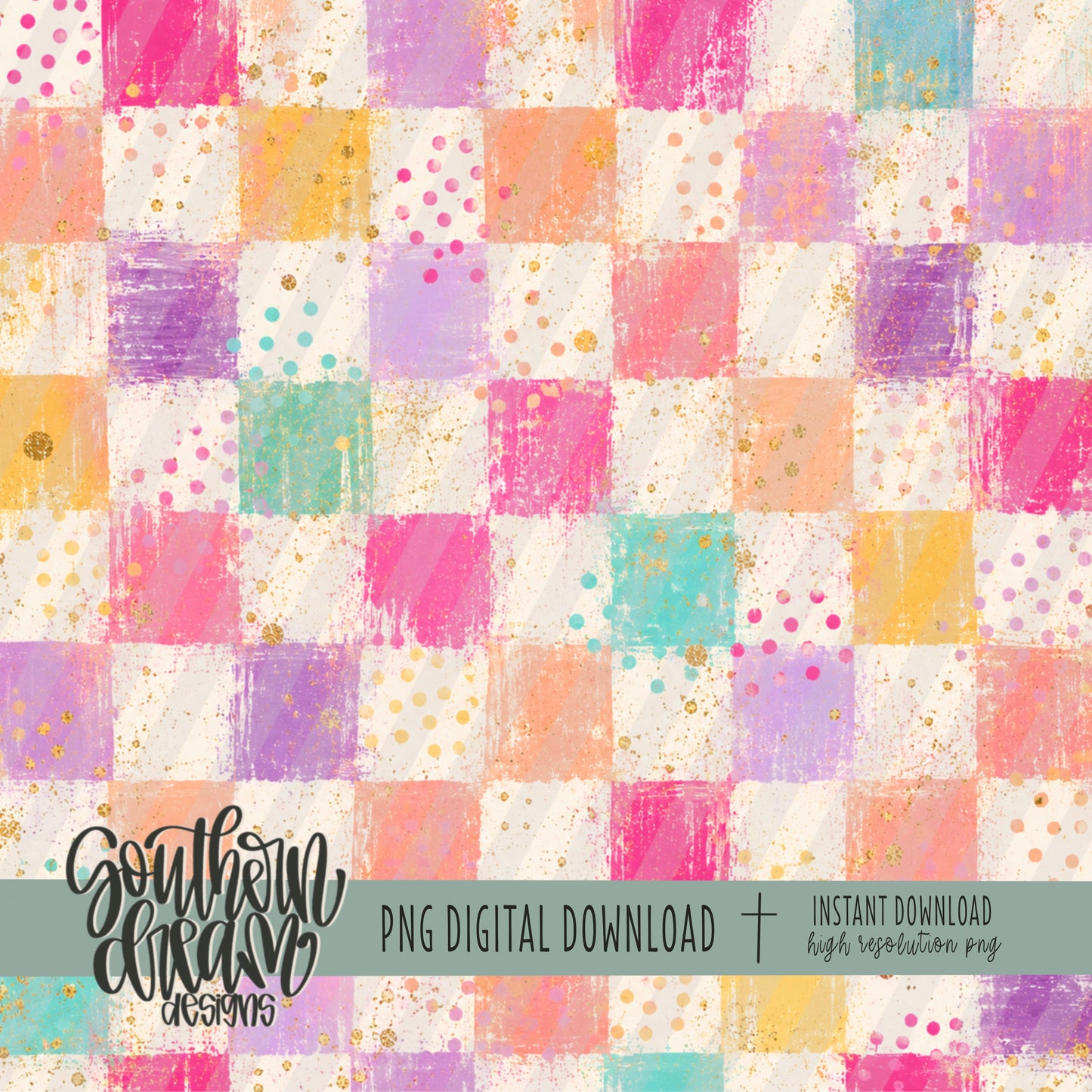 Candy Confetti Crush Digital Paper BUNDLE (Not Seamless)