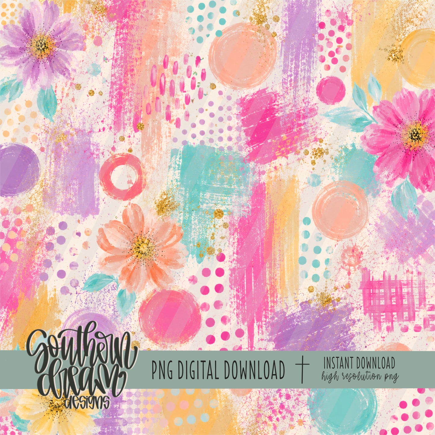 Candy Confetti Crush Digital Paper BUNDLE (Not Seamless)