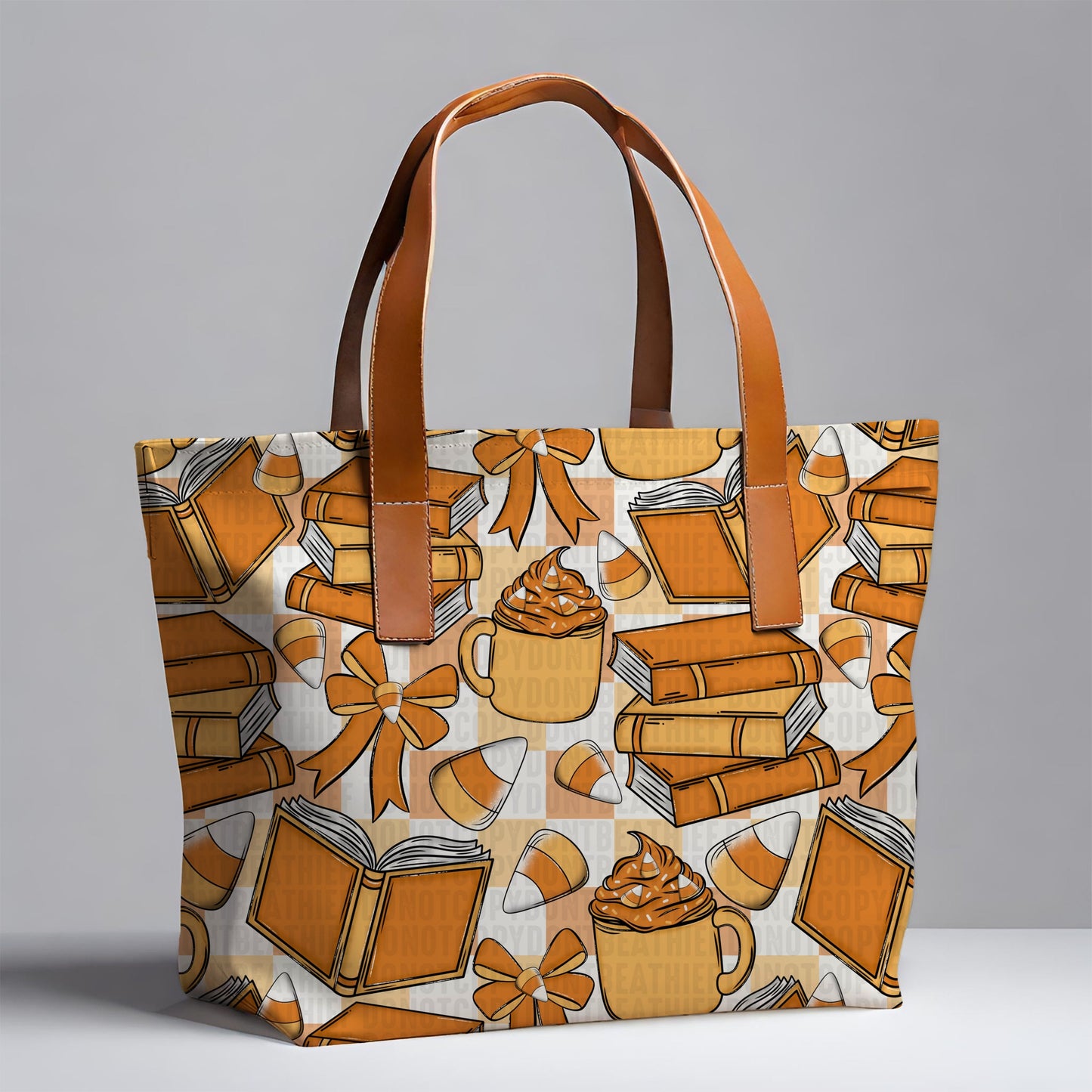 Candy Corn & Books Seamless Bundle