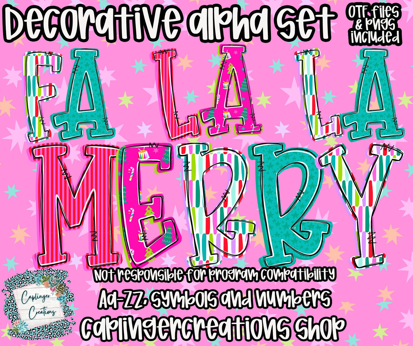 Alpha Collab Bundle; Featuring Caplinger Creations, Bless This Mess Designs, Southern Comfort Graphics