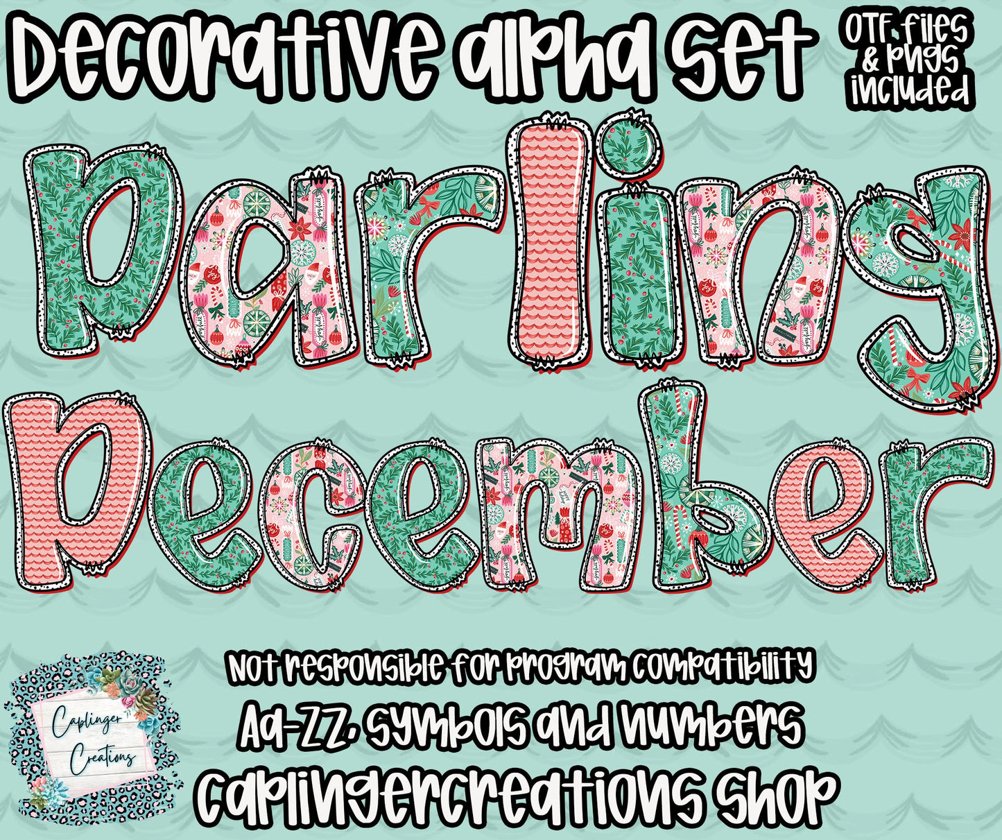 Alpha Collab Bundle; Featuring Caplinger Creations, Bless This Mess Designs, Southern Comfort Graphics