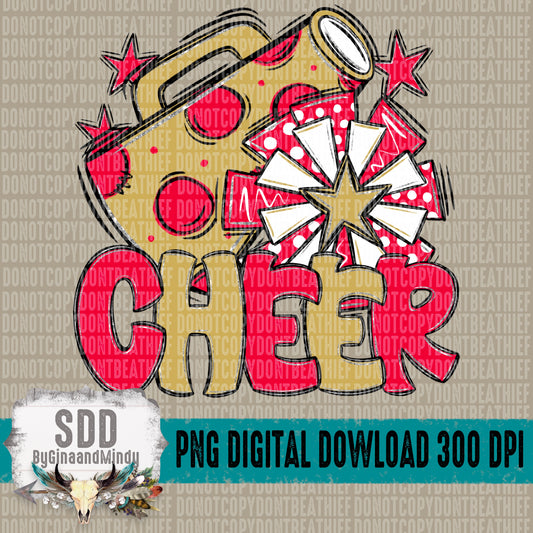 Cheer Bundle; Cardinal Red & Vegas Gold