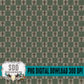Checkered Cross; Green & Brown Seamless Bundle