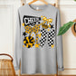 Cheer Bows; Black & Yellow Gold