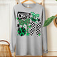 Cheer Bows; Kelly Green & Black