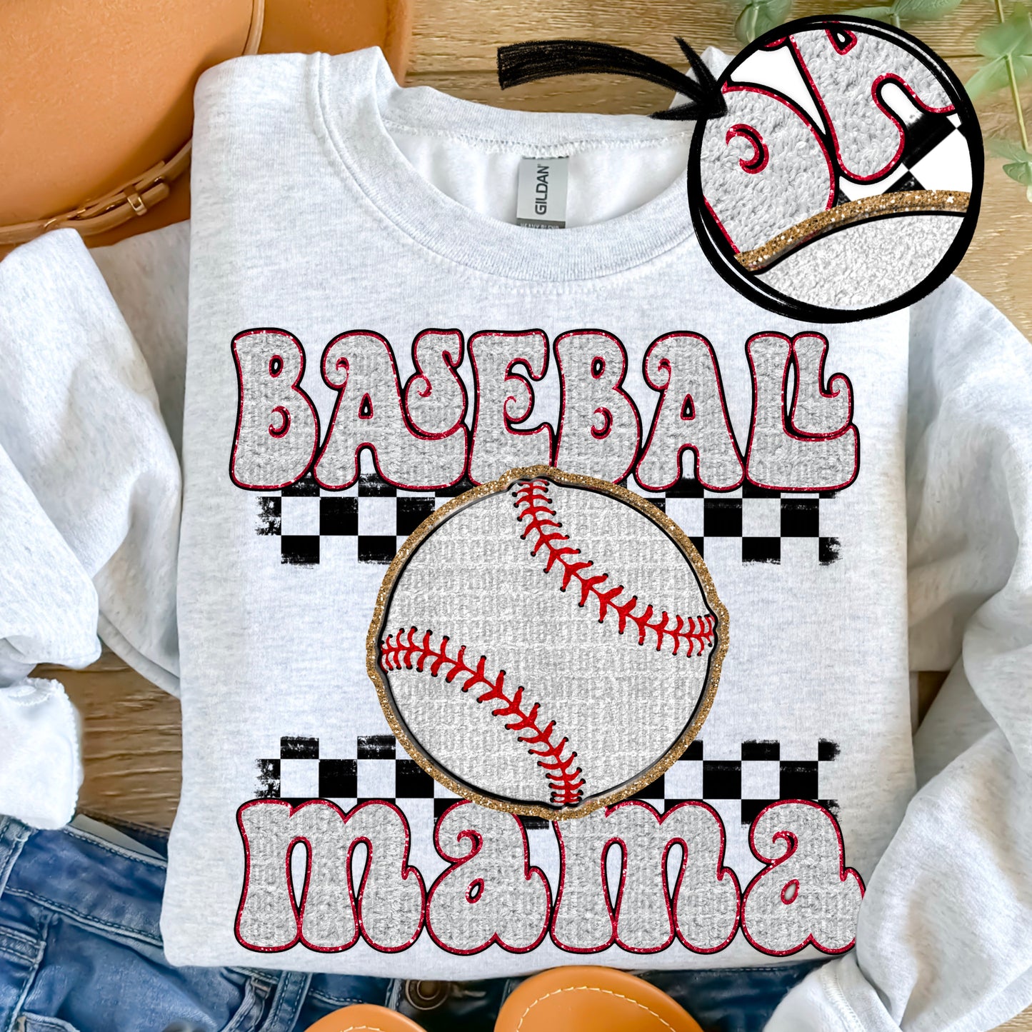 Baseball Chenille Letters