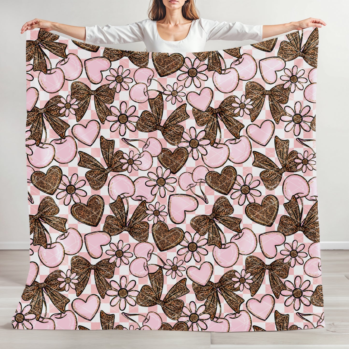 Pink & Leopard Cherries Seamless Bundle