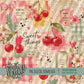 Sweet Cherries Digital Paper BUNDLE (Not Seamless)