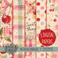 Sweet Cherries Digital Paper BUNDLE (Not Seamless)