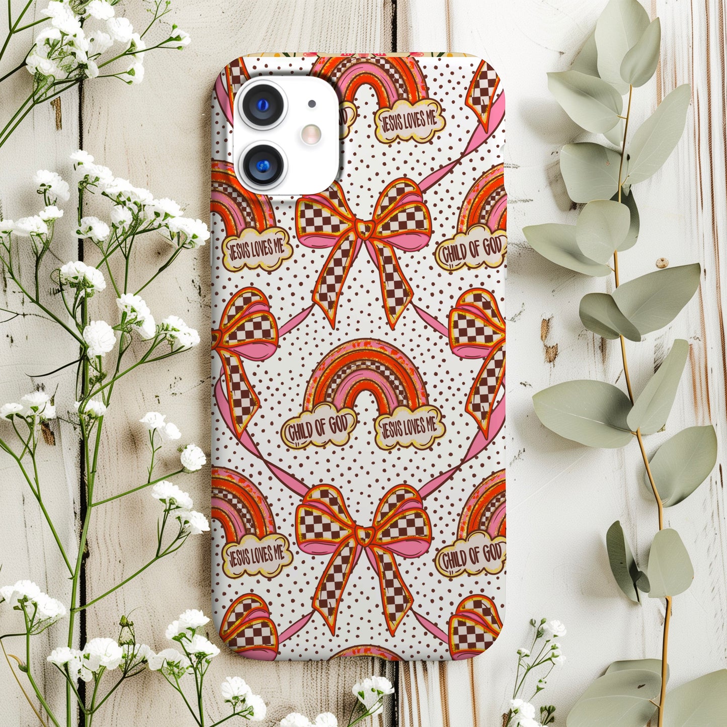 Faith Retro Rainbow Bow Seamless Bundle