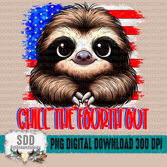 Chill the Fourth Out Sloth
