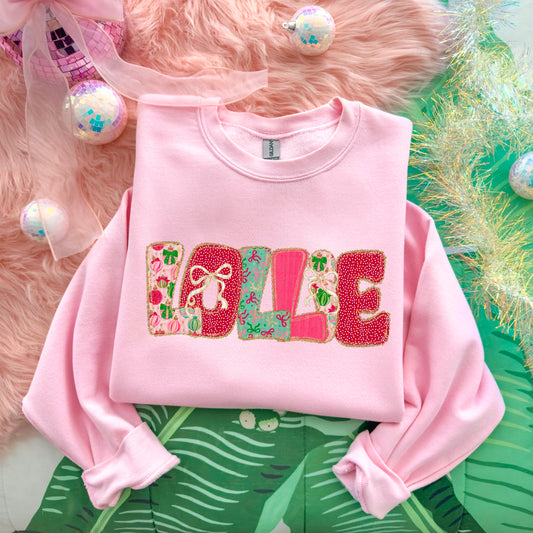 Christmas Bow Lace Collection; Lollie