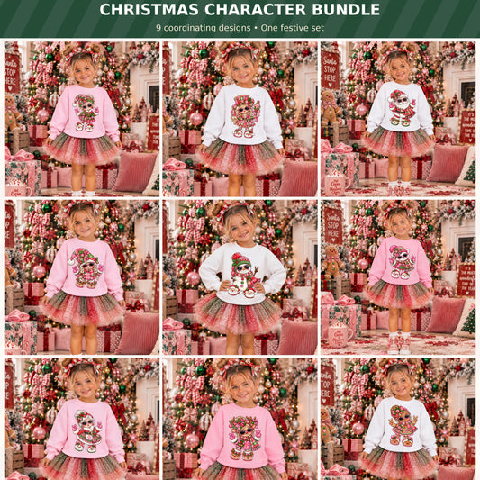 Christmas Character Bundle (Set of 9)