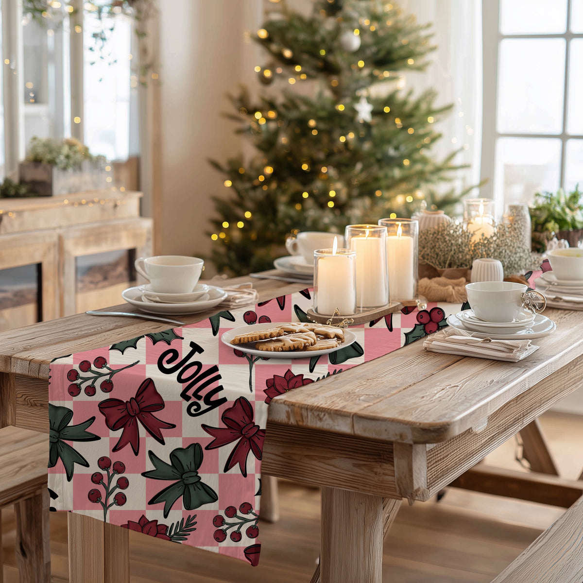 Christmas Cheer and Checkers Seamless Bundle