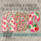 Christmas Confetti Doodle Alpha (3 Sets Aa-Zz, 0-9, Special Characters)