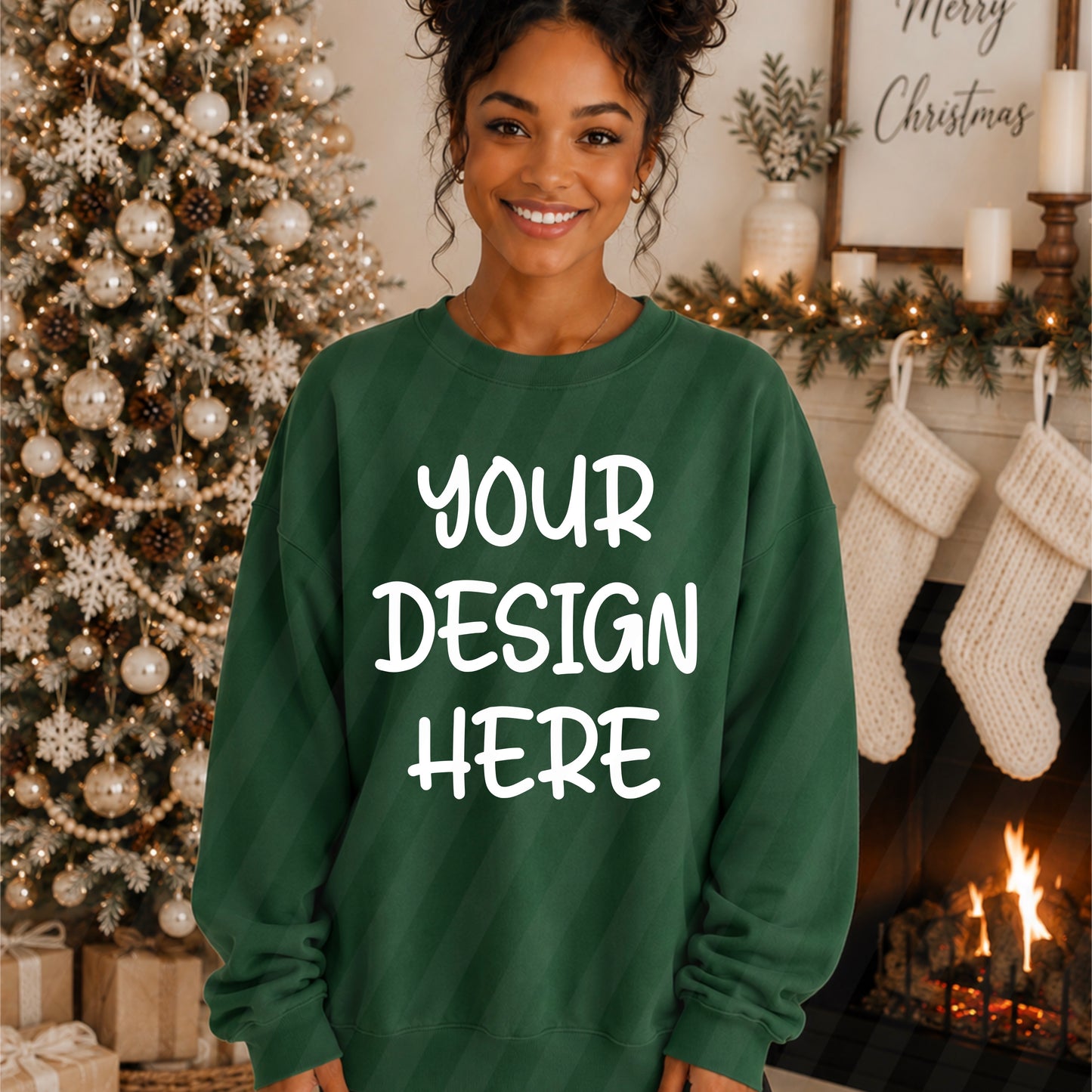 Christmas Crewneck Green