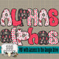 Christmas Tree Snacks Alpha (4 Sets Uppercase & Lowercase, 0-9, + Special Characters)