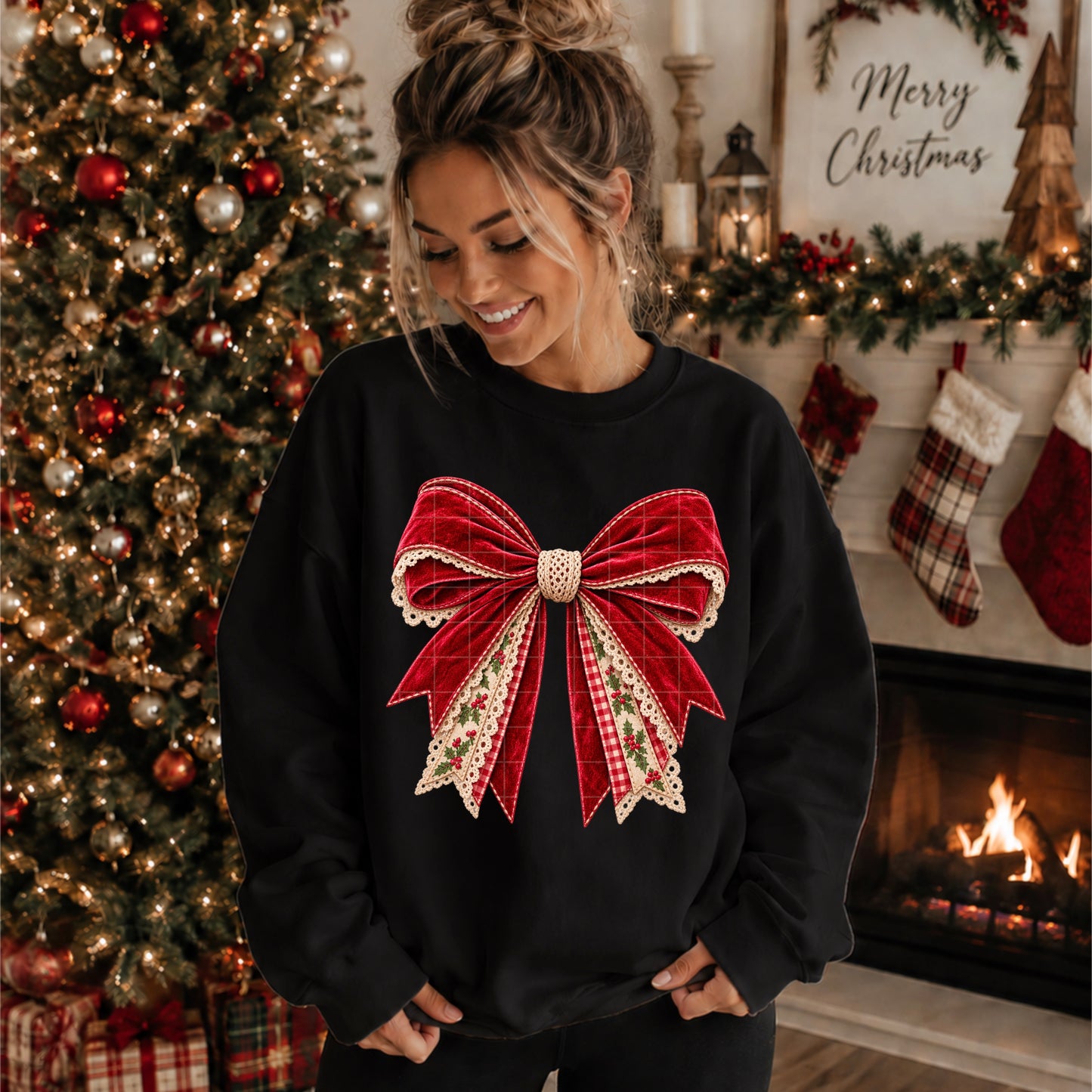 Christmas Bow (Homespun Collection)