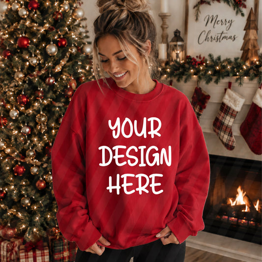 Christmas Crewneck Red