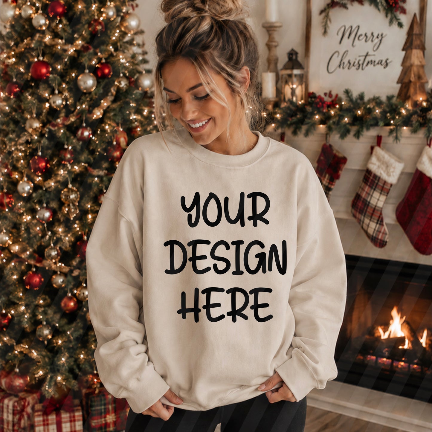 Christmas Crewneck Neutral