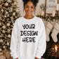 Christmas Crewneck White