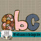Chunky Fall Florals Doodle Alpha (3 Sets Uppercase & Lowercase, 0-9, + Special Characters)