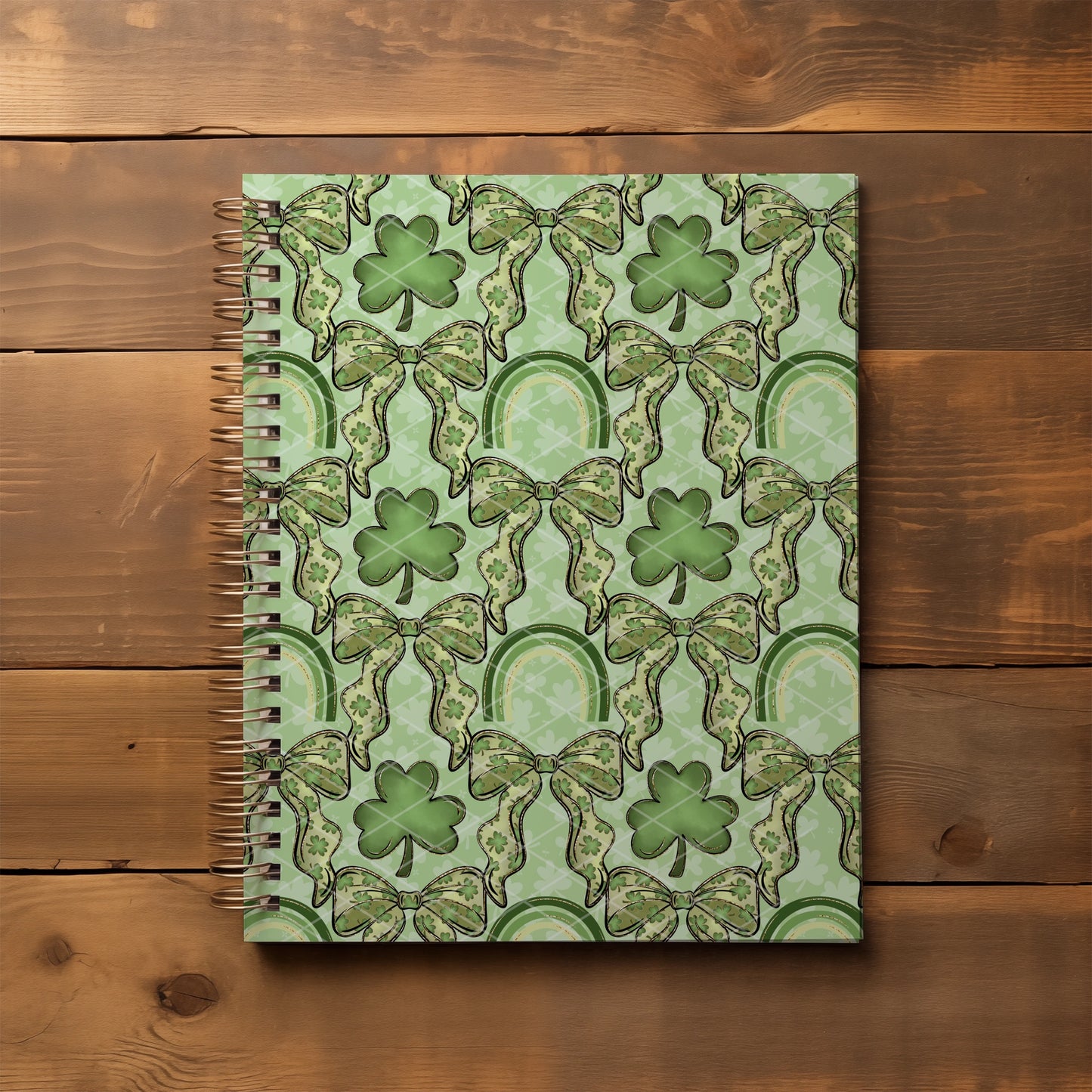 St. Patrick's Day Clovers & Bows Seamless Bundle