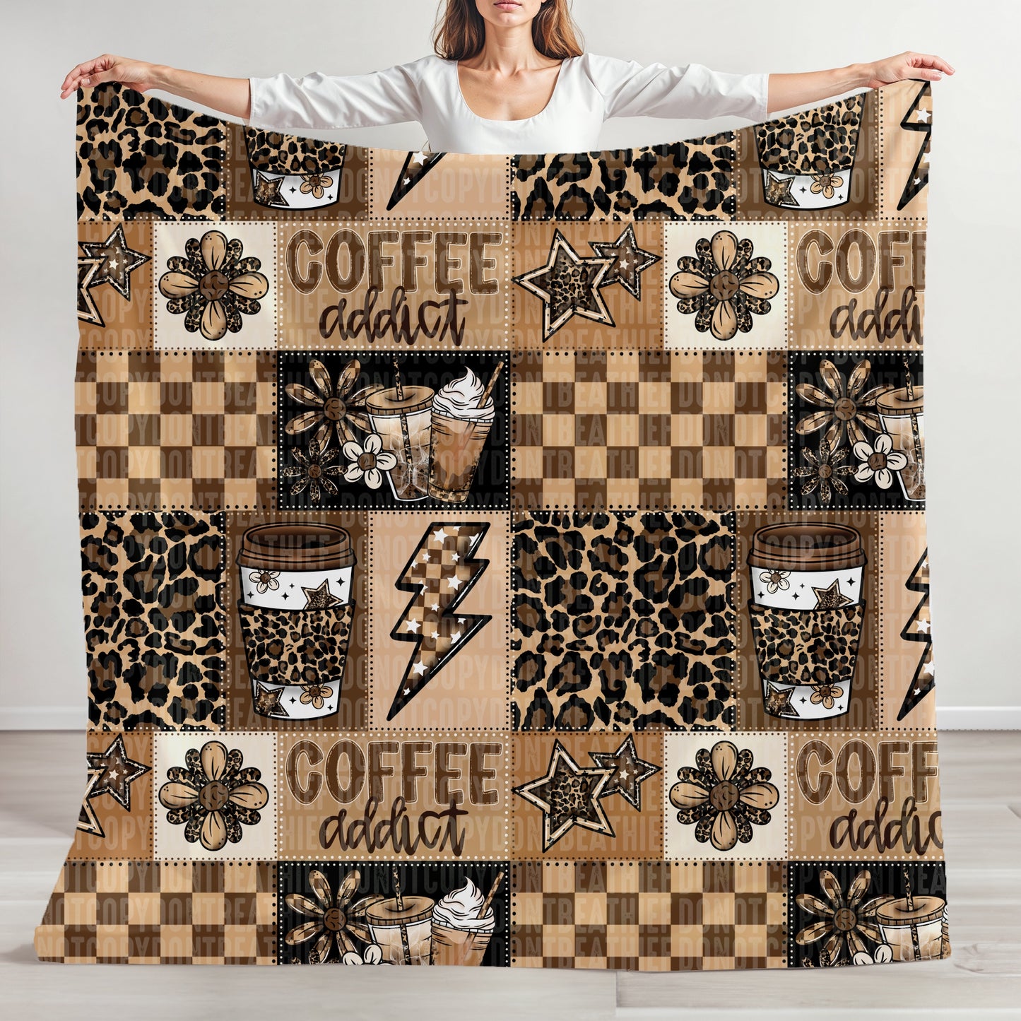 Coffee Addict Patchwork Seamless Bundle