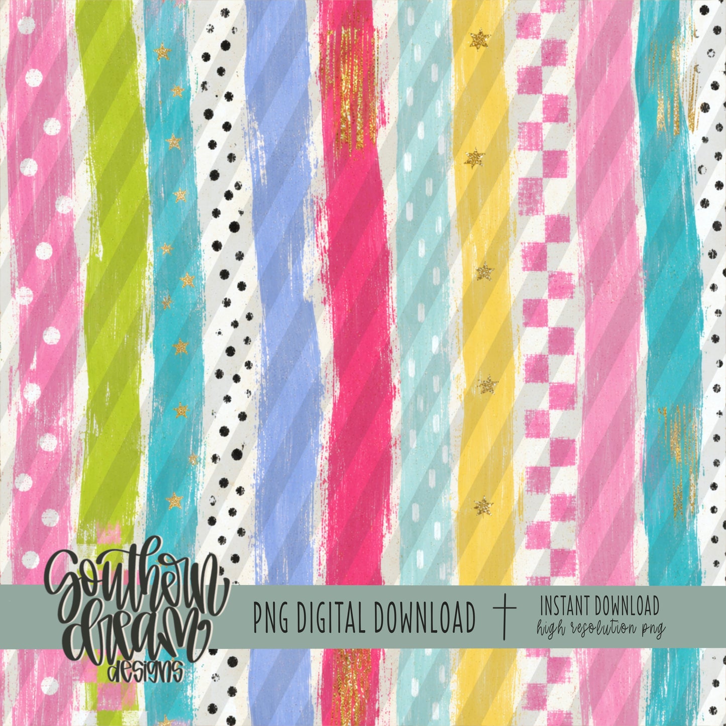 Color Me Happy Digital Paper BUNDLE (Not Seamless)