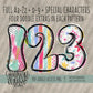 Color Me Happy Alpha (3 Sets Aa-Zz, 0-9, Special Characters, Special Shapes)
