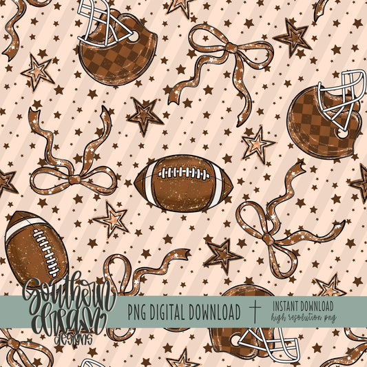 Coquette Football Seamless Bundle