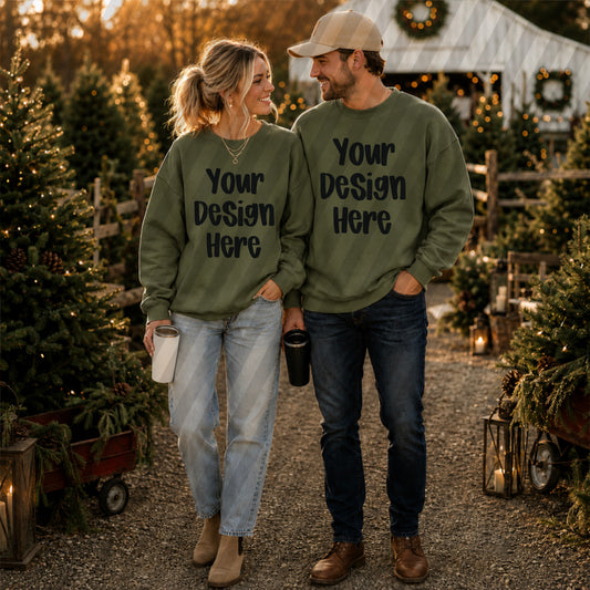 Couples Tree Farm Military Green