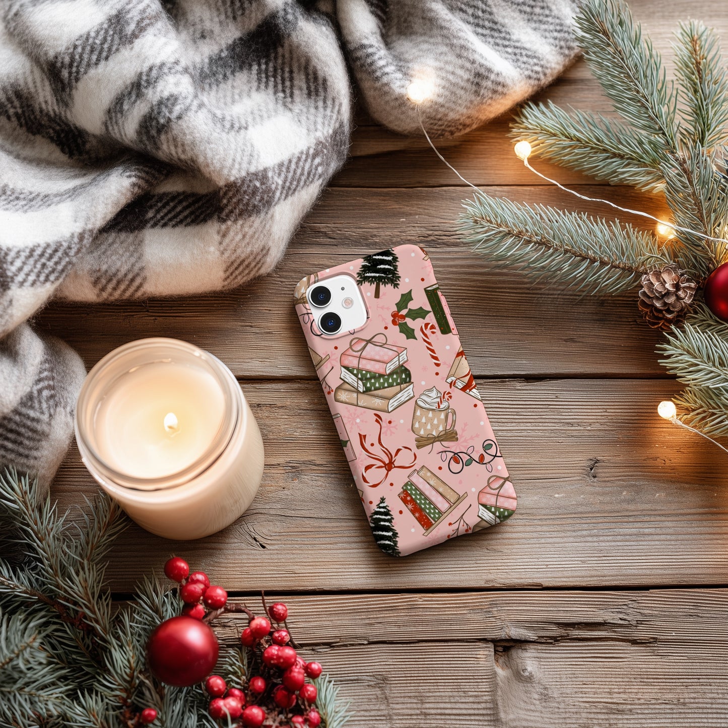 Cozy Christmas Books Seamless Bundle
