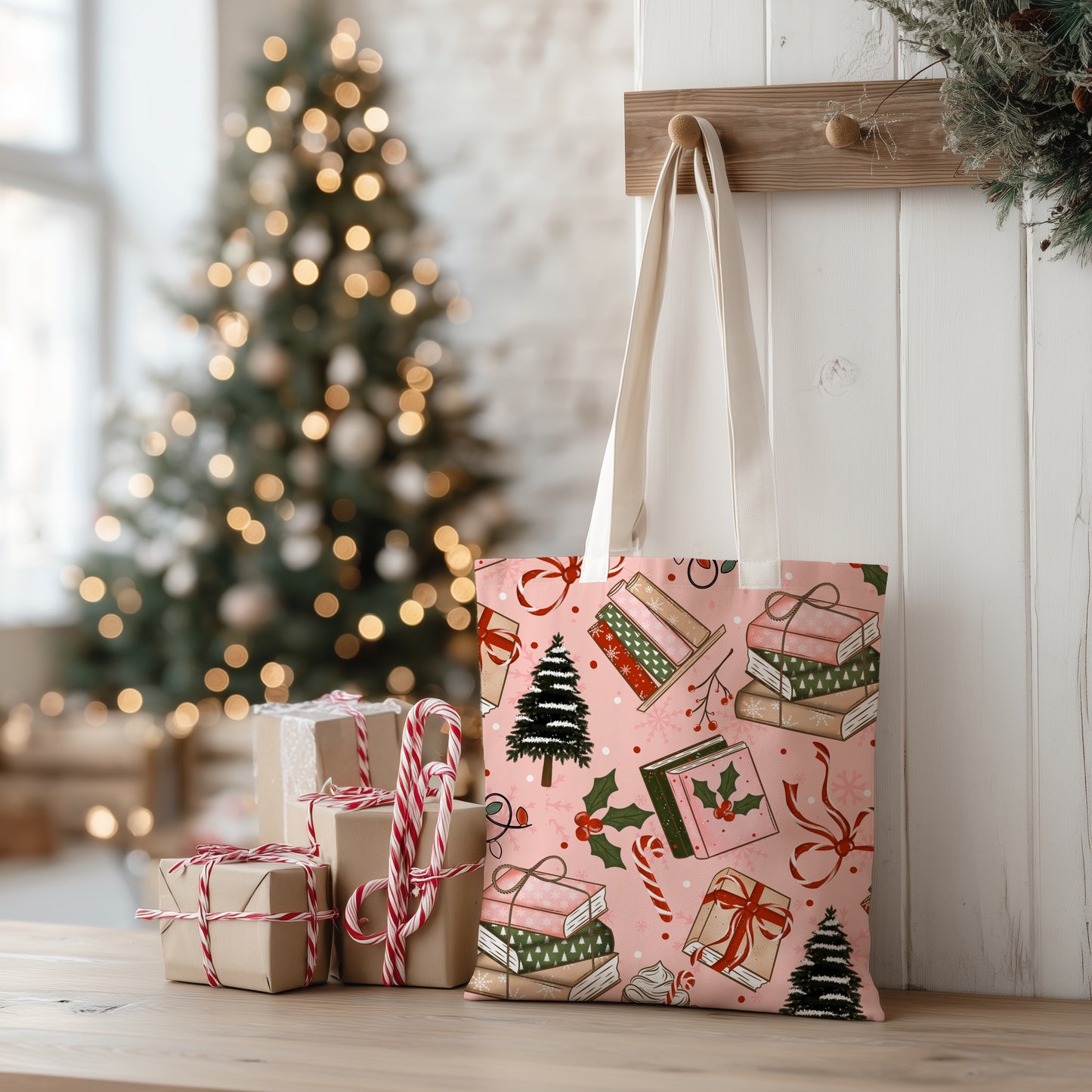 Cozy Christmas Books Seamless Bundle