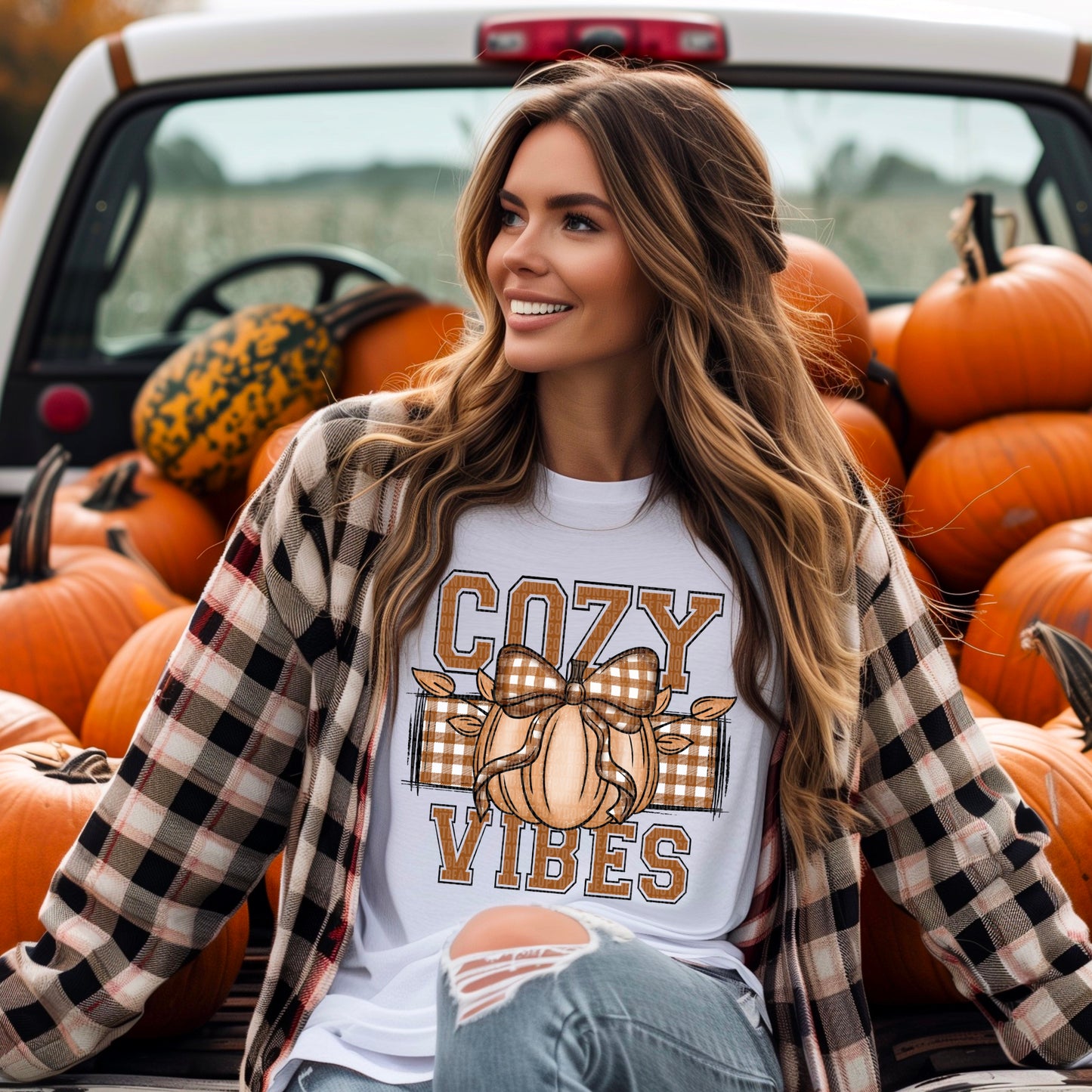 Cozy Vibes Pumpkin