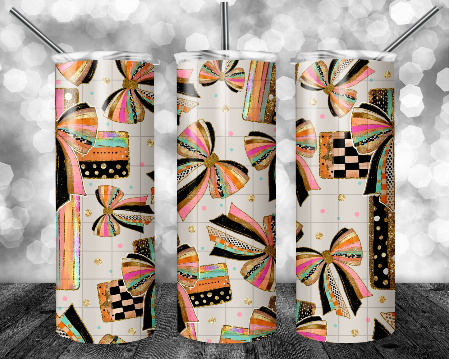 Cross and Bows Seamless Bundle