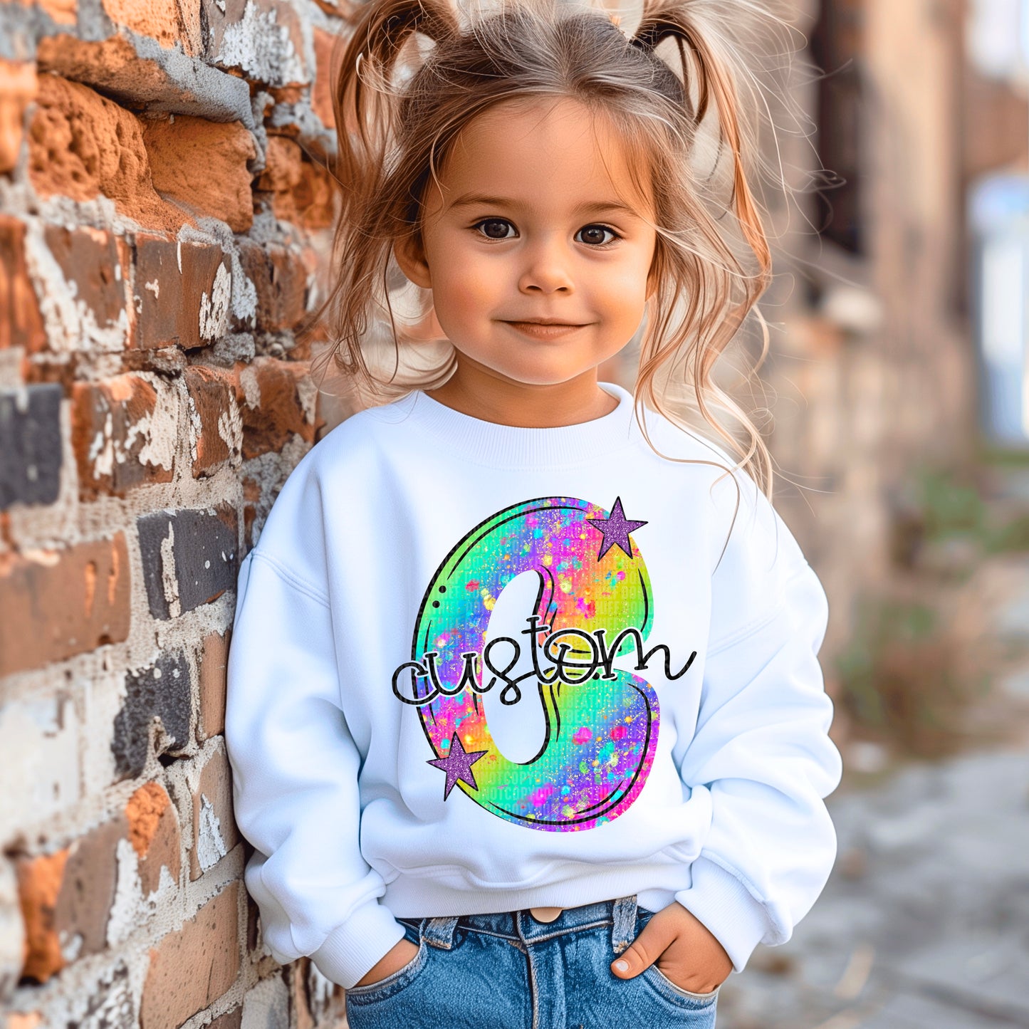 Custom Girl Name Rainbow