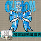 Blue Coquette Valentines Day; Custom