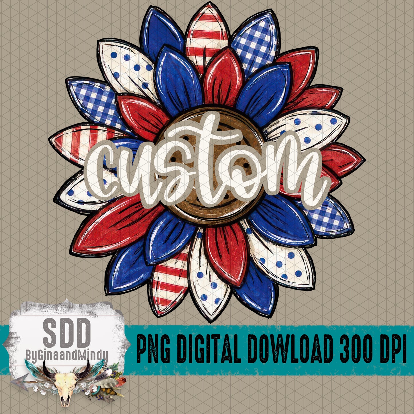 Patriotic Sunflower Collection; CUSTOM