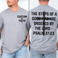 Psalm 37:23; CUSTOM