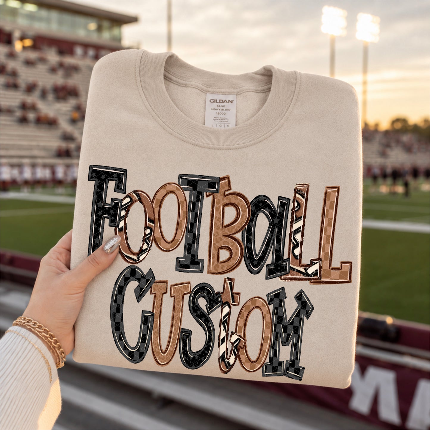 Football Doodle Collection; CUSTOM