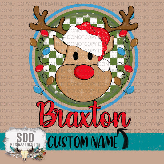 Christmas Reindeer BOY (CUSTOM)