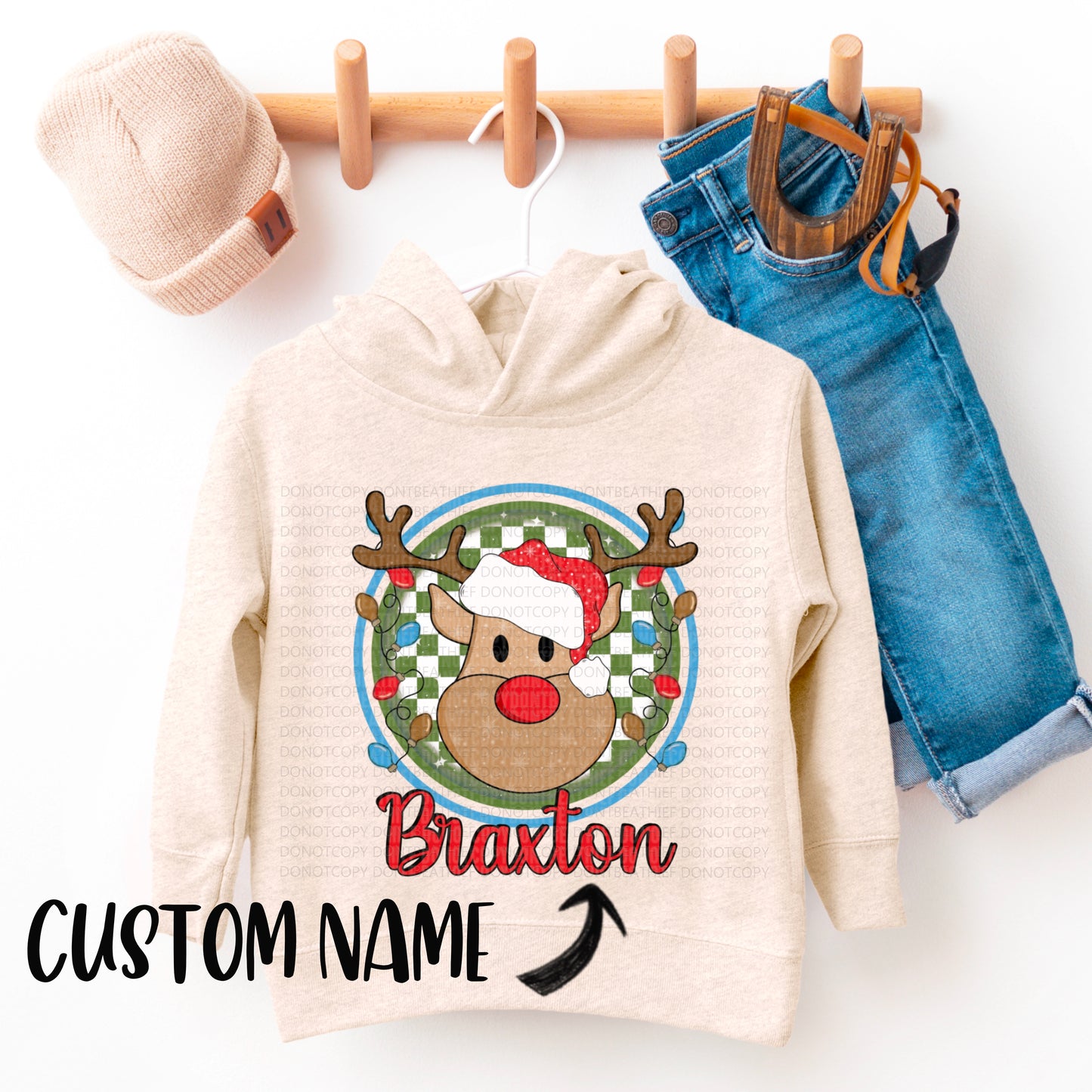 Christmas Reindeer BOY (CUSTOM)